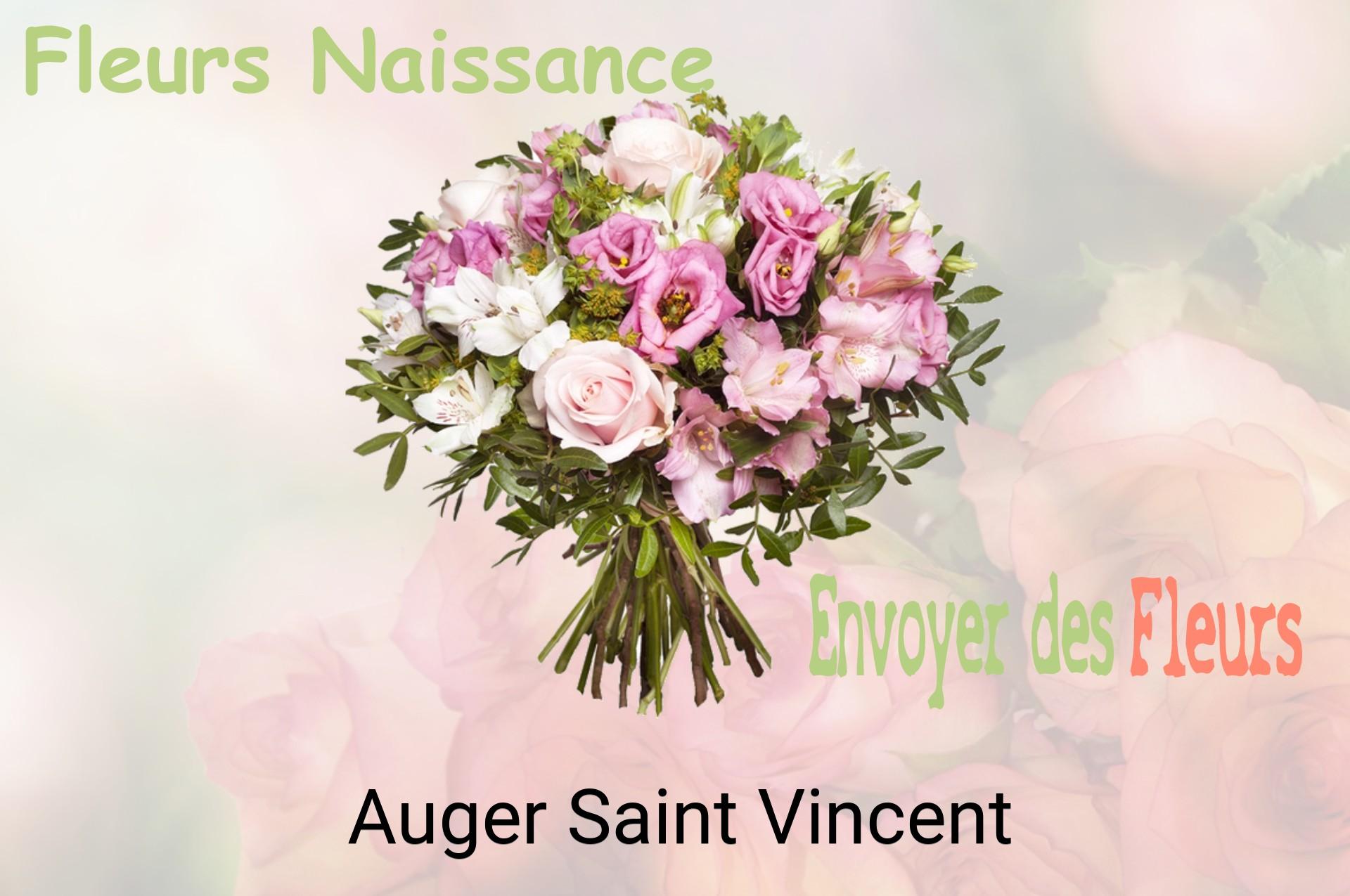 Bouquet de fleurs de naissance livré à Auger-Saint-Vincent